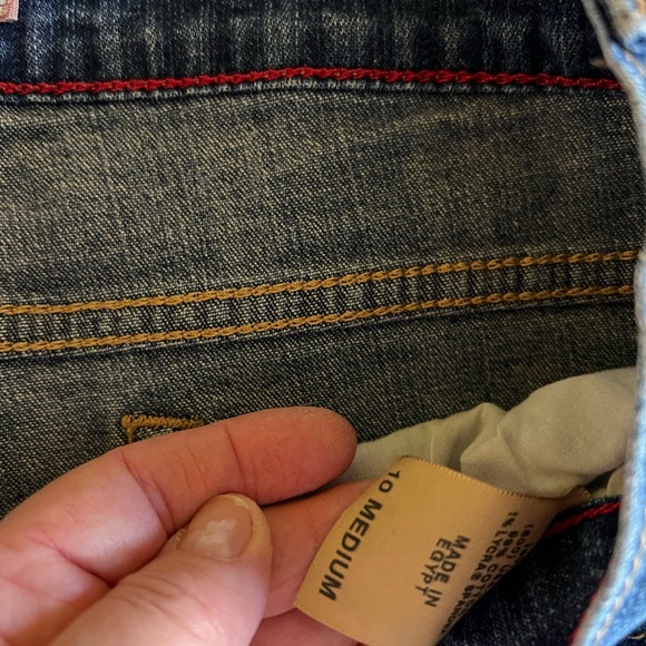 Women’s Levi Strauss Relaxed Boot Cut Blue Jeans Size 10 Excellent Condition - Picture 5 of 6